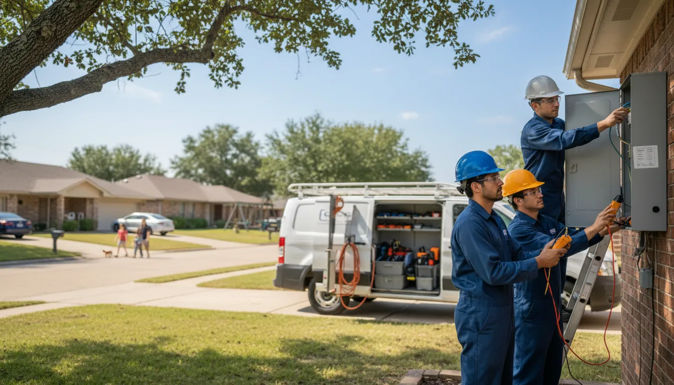 Certified electrician providing emergency electrical services in Lyburn, WV